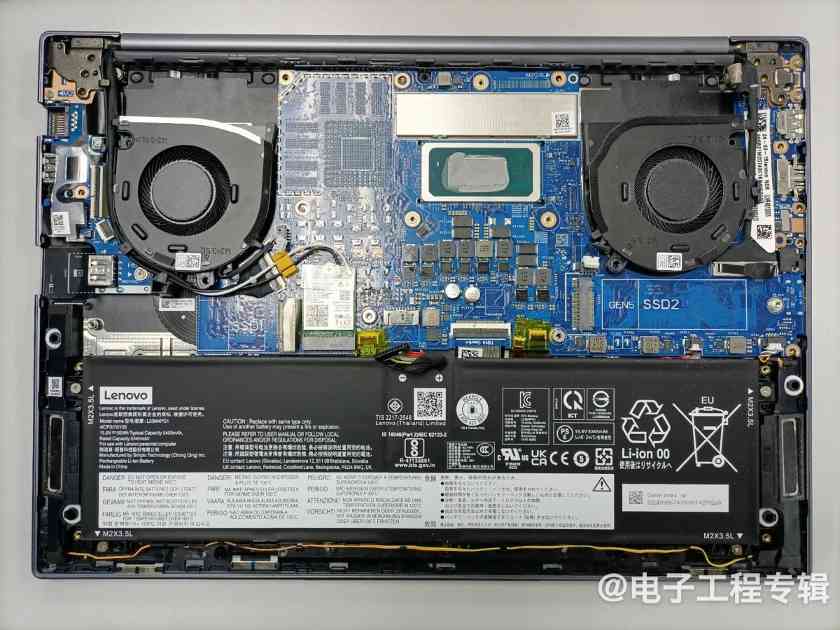 当代轻薄本拆解：探究异构+chiplet处理器的笔记本内部(图7)