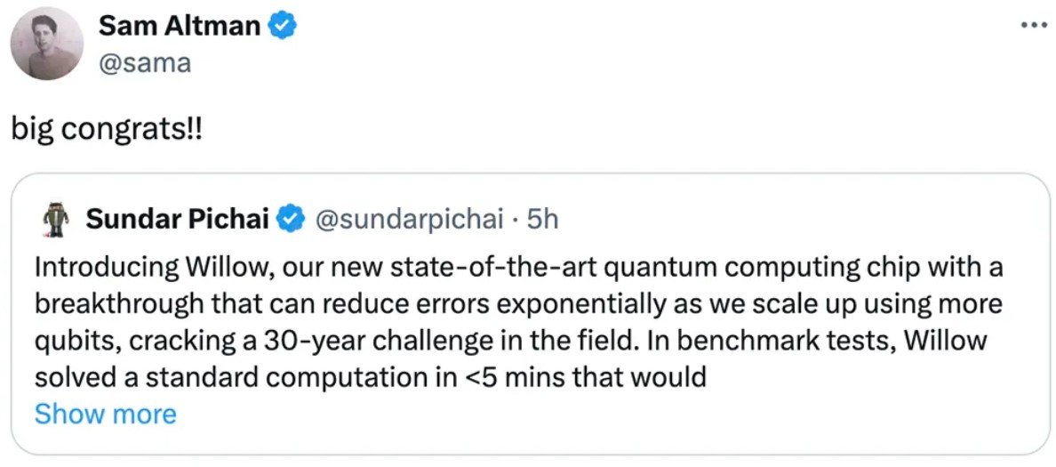 “10的25次方”年计算时间，5分钟完成，谷歌展示量子计算重大突破(图1)