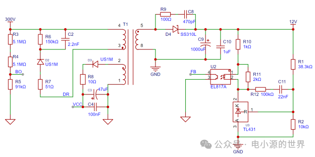 反激开关电源反馈环路计算过程(图1) 036cd264-fb70-11f0-92de-92fbcf53809c.png
