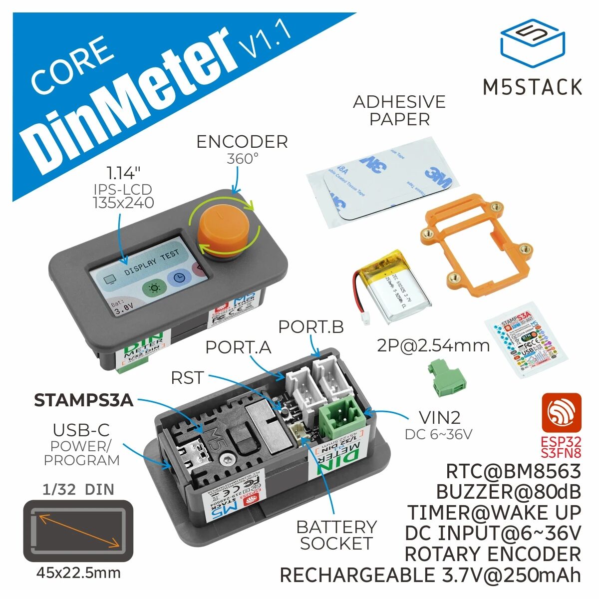 新品 | LLM-8850 Kit,高性能AI加速卡套件 DinMeter v1.1,1/32DIN标准嵌入式开发板(图5) 51b381e4-fdb3-11f0-8ce9-92fbcf53809c.jpg