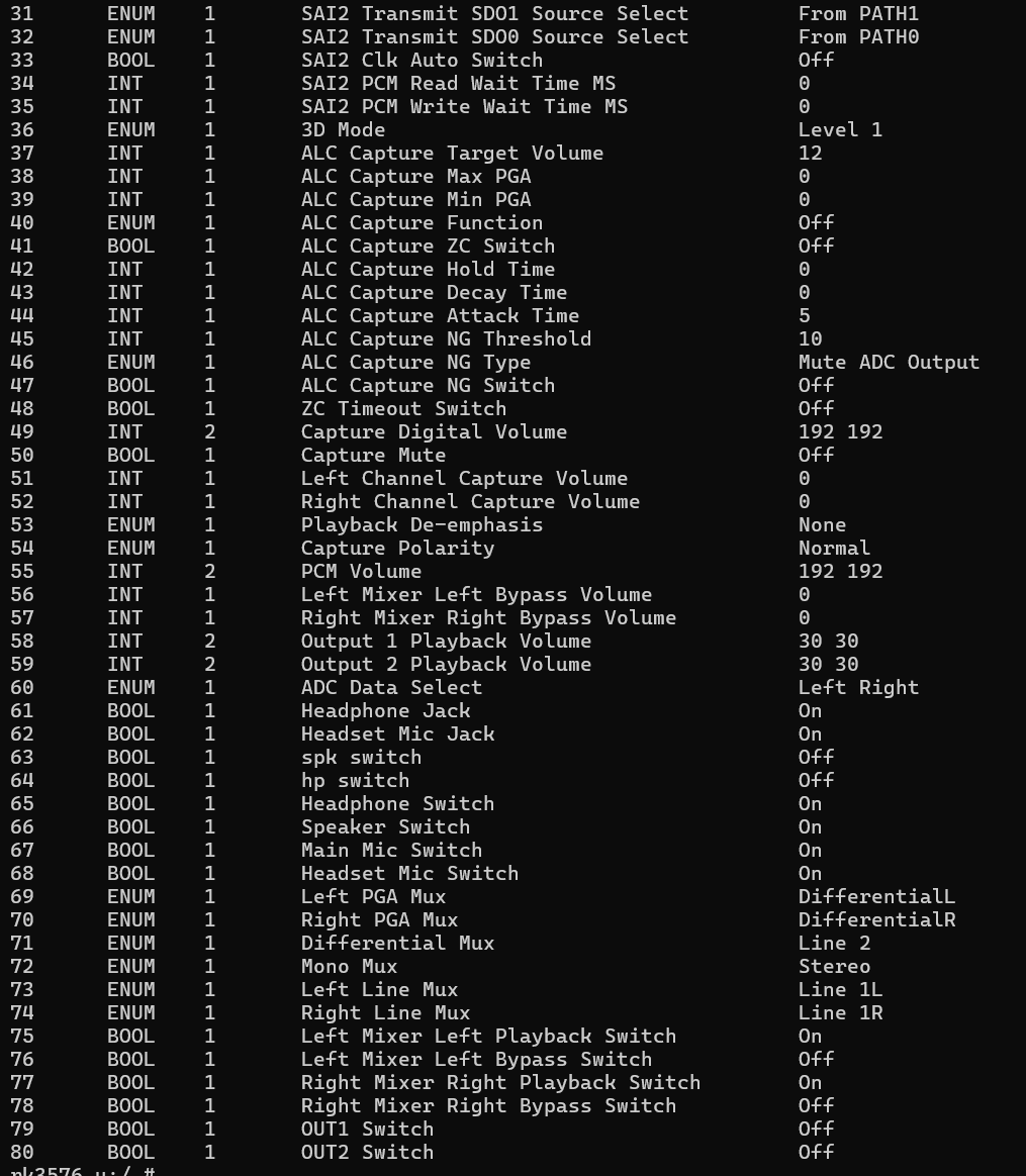 RK3576+ES8388音频开发:tinymix控件全解析(图2) wKgZPGmvYC6AFKoyAAC2WBn1P0M197.png