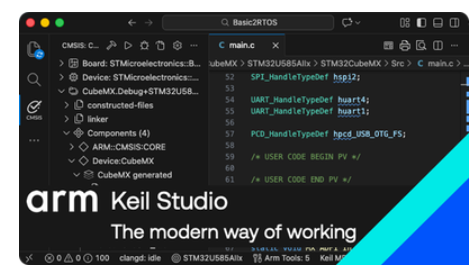 使用 Keil Studio for Visual Studio Code开发 STM32 设备(图1) 图片1.png
